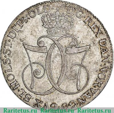 1 спесие далер 1777 года   Дания