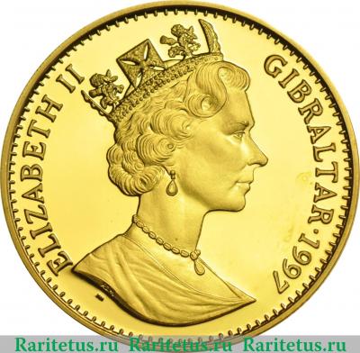 1 крона 1997 года   Гибралтар
