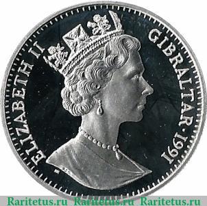 35 ЭКЮ 1991-1992 годов   Гибралтар