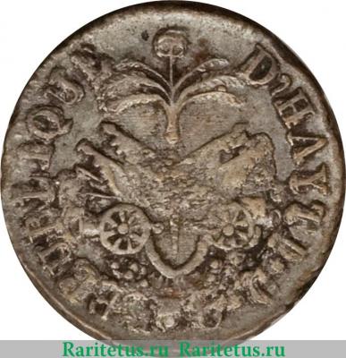 Реверс монеты 6 сантимов 1818 года   Гаити