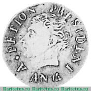 12 сантимов 1817 года   Гаити
