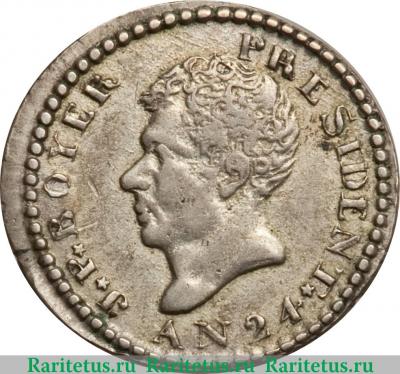 12 сантимов 1827-1829 годов   Гаити