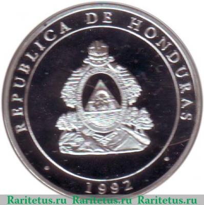 100 лемпир 1992 года   Гондурас