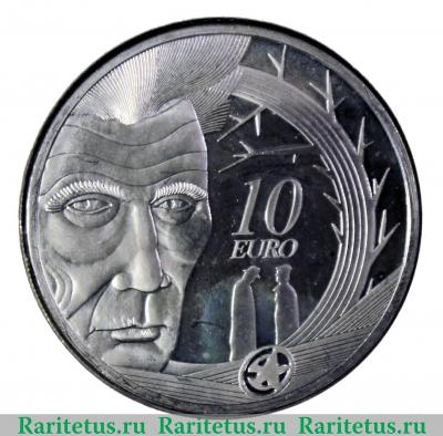 Реверс монеты 10 евро 2006 года   Ирландия