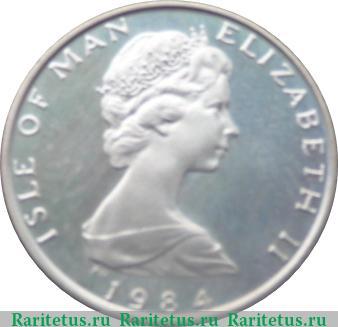 ½ пенни 1984 года   Остров Мэн