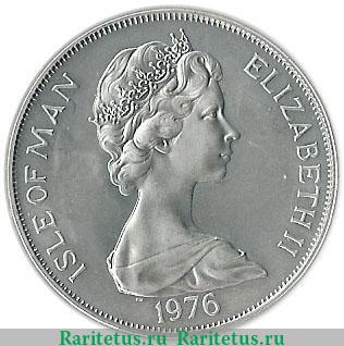 1 крона 1976 года   Остров Мэн