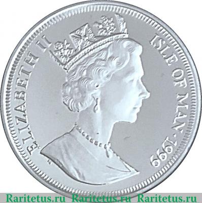 1 крона 1999 года   Остров Мэн