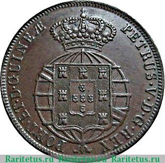 ½ макуты 1858-1860 годов   Ангола