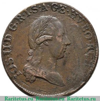 1 крейцер 1780-1790 годов   Австрия