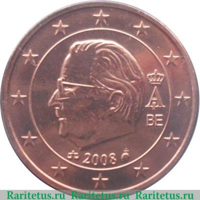2 евроцента 2008 года   Бельгия