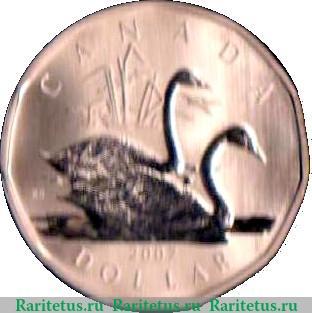 Реверс монеты 1 доллар 2007 года   Канада