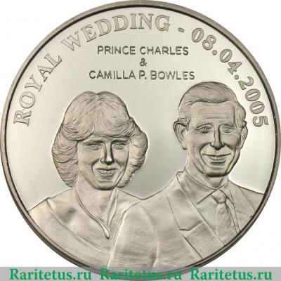 Реверс монеты 1 доллар 2005 года   Острова Кука