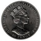 50 пенсов 1998 года   Фолклендские острова