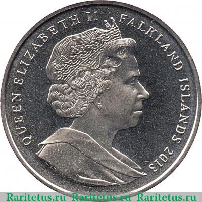 1 крона 2013 года   Фолклендские острова