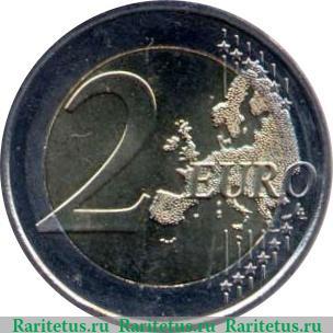 Реверс монеты 2 евро 2014 года   Финляндия