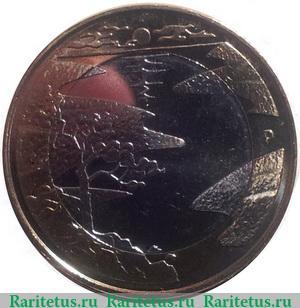Реверс монеты 5 евро 2013 года   Финляндия