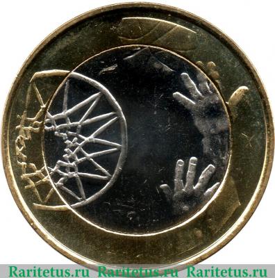 Реверс монеты 5 евро 2015 года   Финляндия