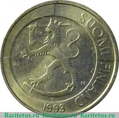 1 марка 1993 года   Финляндия