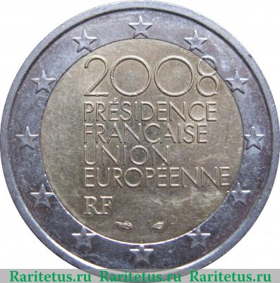 2 евро 2008 года   Франция