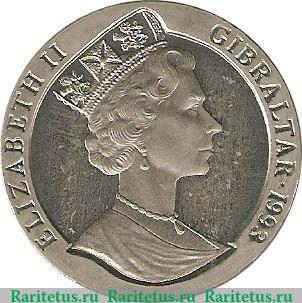 1 крона 1993 года   Гибралтар