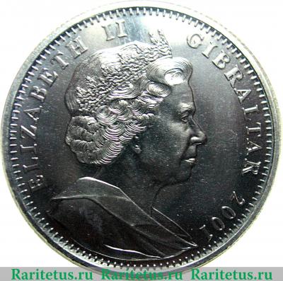 1 крона 2001 года   Гибралтар