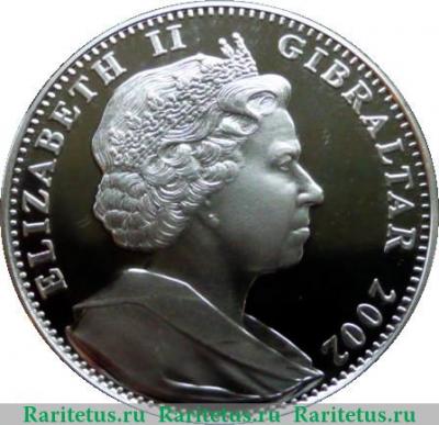 1 крона 2002 года   Гибралтар