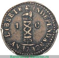 1 сантим 1850 года   Гаити
