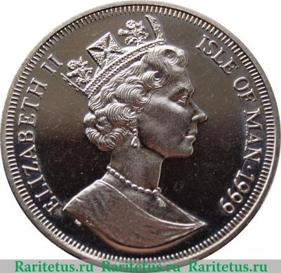 1 крона 1999 года   Остров Мэн