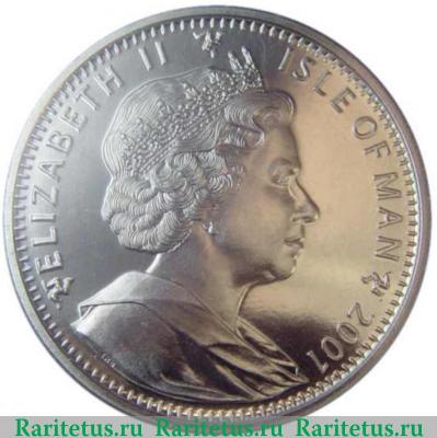 1 крона 2001 года   Остров Мэн