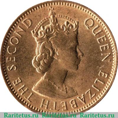 ½ пенни 1964-1966 годов   Ямайка