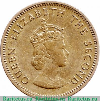 ¼ шиллинга 1957-1960 годов   Джерси