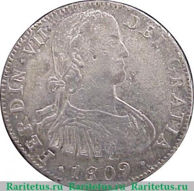 4 реала 1809-1812 годов   Мексика