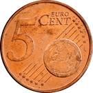 Реверс монеты 5 евроцентов 2014-2019 годов   Нидерланды
