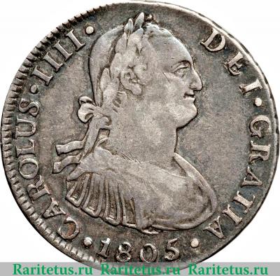 4 реала 1791-1808 годов   Перу