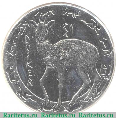 Реверс монеты 1 доллар 2008 года   Сьерра-Леоне