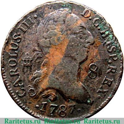 8 мараведи 1770-1788 годов   Испания