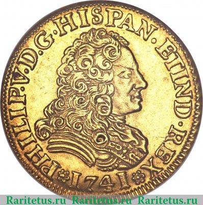 2 эскудо 1730-1742 годов   Испания