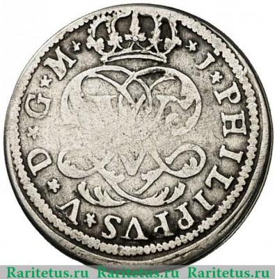 1 реал 1711 года   Испания