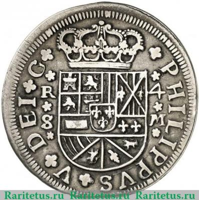 4 реала 1718 года   Испания