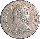 1 фартинг 1741-1754 годов   Великобритания