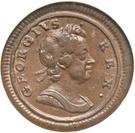 1 фартинг 1719-1724 годов   Великобритания