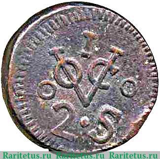 2 стювера 1783-1793 годов   Цейлон