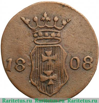 1 шиллинг 1808-1812 годов   Данциг