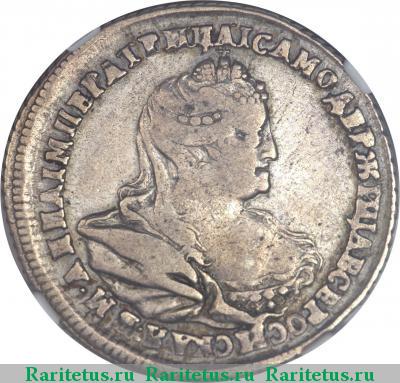 полуполтинник 1740 года  