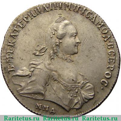 1 рубль 1764 года ММД-TI-EI 