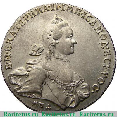1 рубль 1765 года ММД-TI-EI 