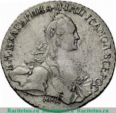 1 рубль 1766 года ММД-АШ 