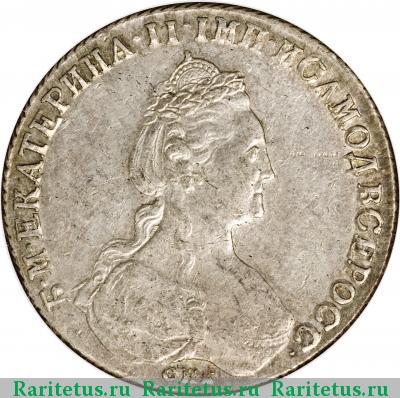 1 рубль 1781 года СПБ-ИЗ 