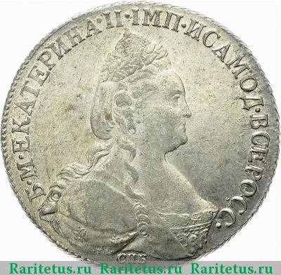 1 рубль 1783 года СПБ-TI-ИЗ 