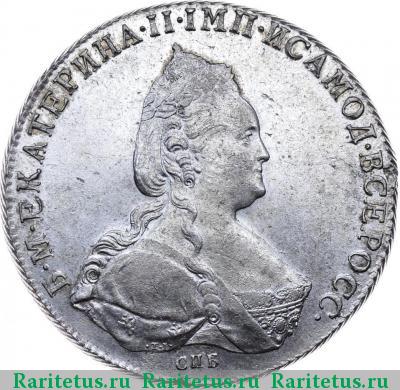 1 рубль 1786 года СПБ-TI-ЯА 